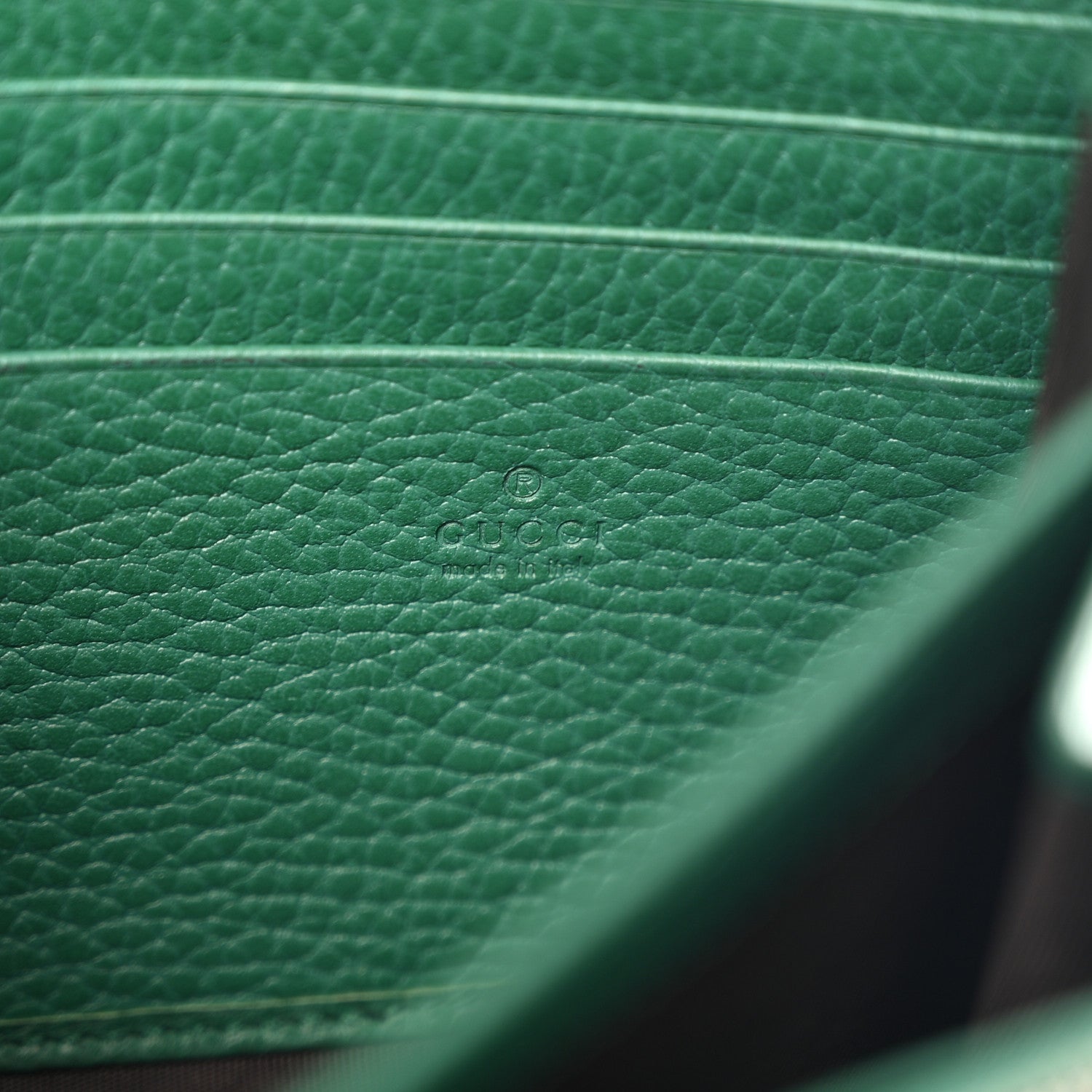 Gucci Calfskin Mini Dionysus Chain Wallet Emerald 8 of 14