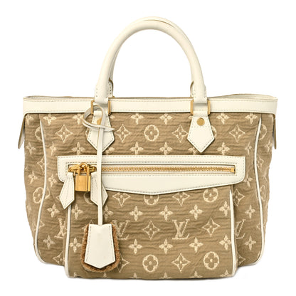 Louis Vuitton Monogram Sabbia Cabas MM White 1 of 10