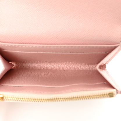 Louis Vuitton Damier Azur Rosalie Coin Purse Rose Ballerine 5 of 10