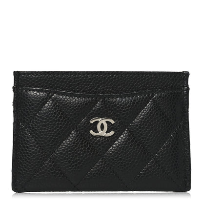 Chanel Caviar Quilted Card Holder Black 1 of 9