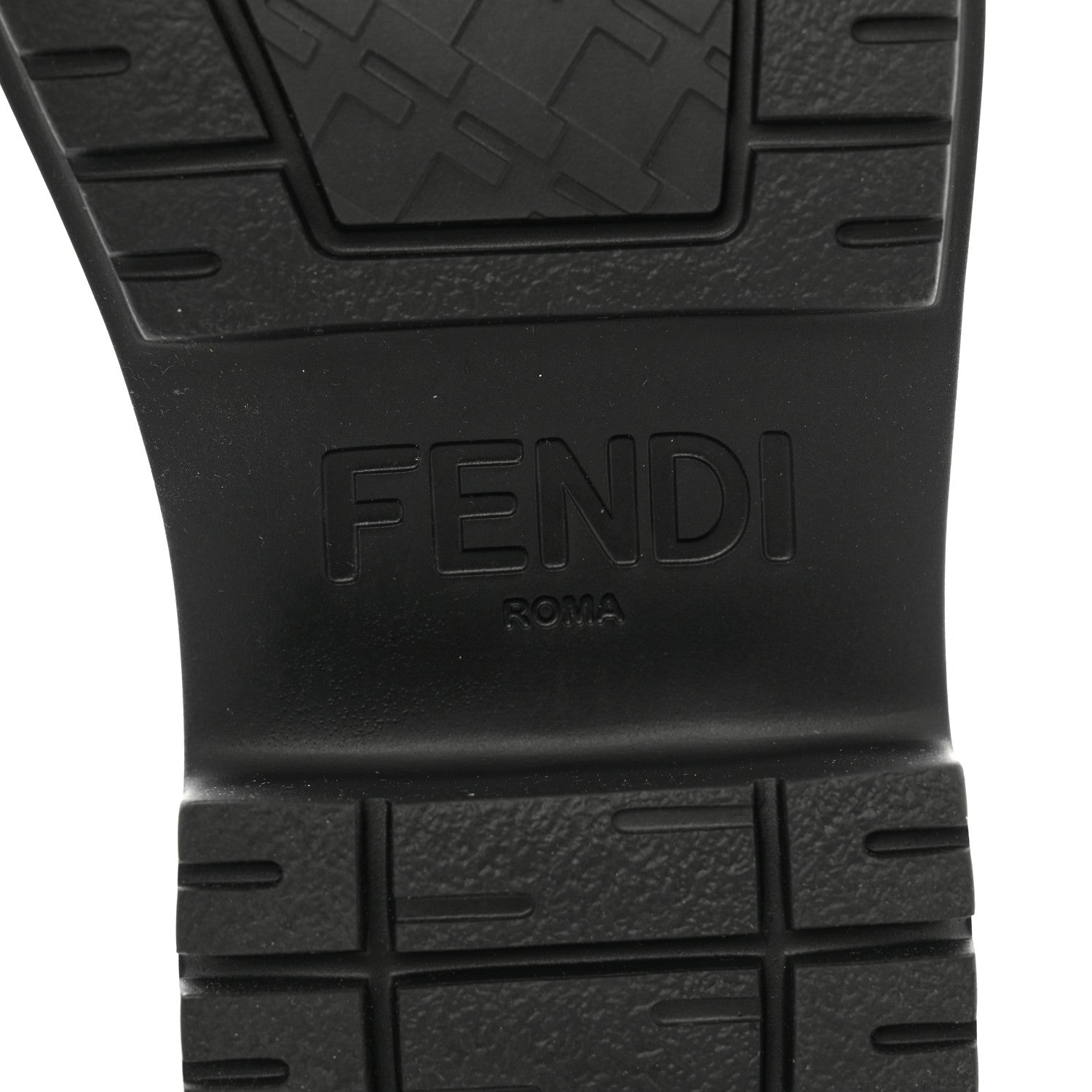 Fendi Nylon Baguette Domino 50mm Biker Boots 38 Eddie Black 6 of 10
