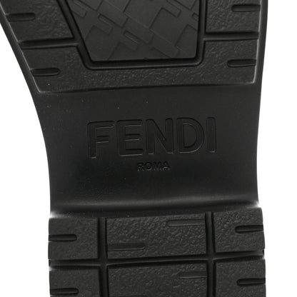 Fendi Nylon Baguette Domino 50mm Biker Boots 38 Eddie Black 6 of 10