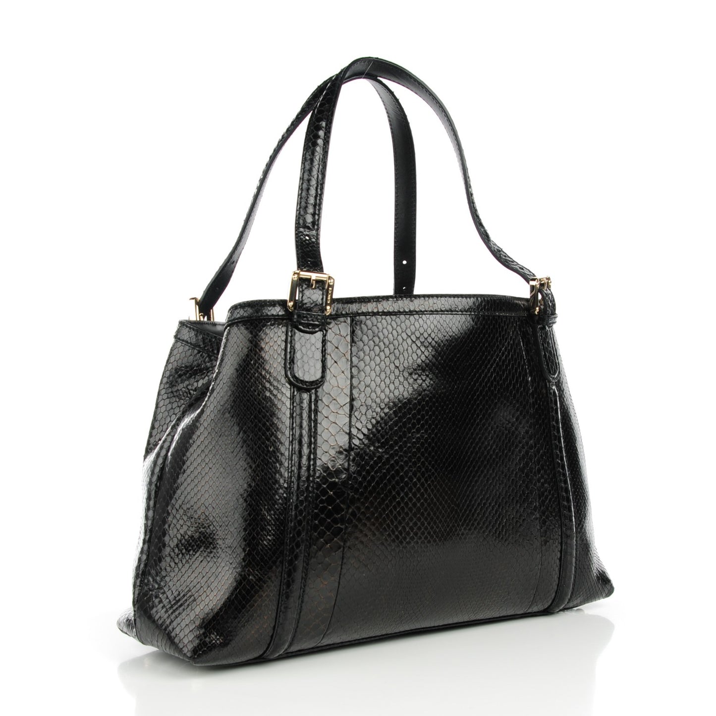 Python Medium Britt Tote Black