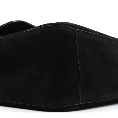 Chanel Suede Calfskin Small Souplissimo Maxi Flap Black 9 of 11
