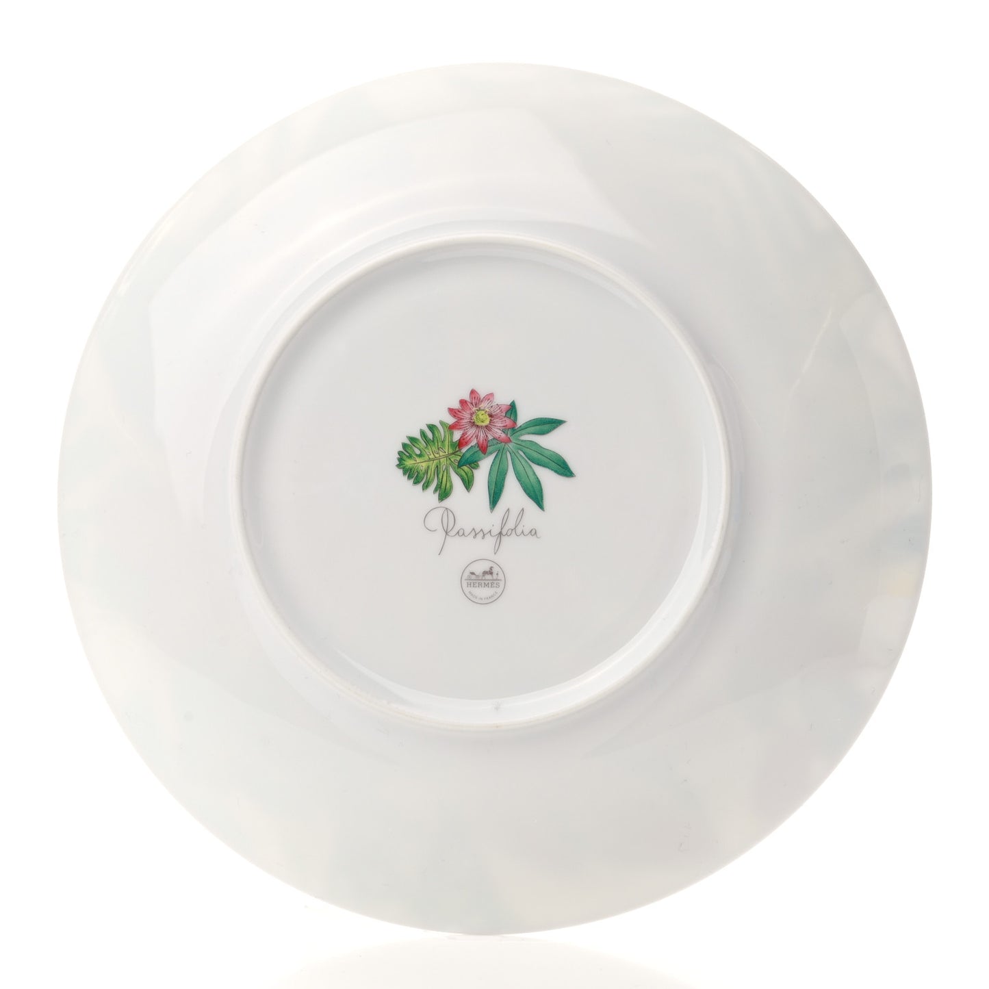 Porcelain Passifolia Dessert Plate N°1 Set of 2