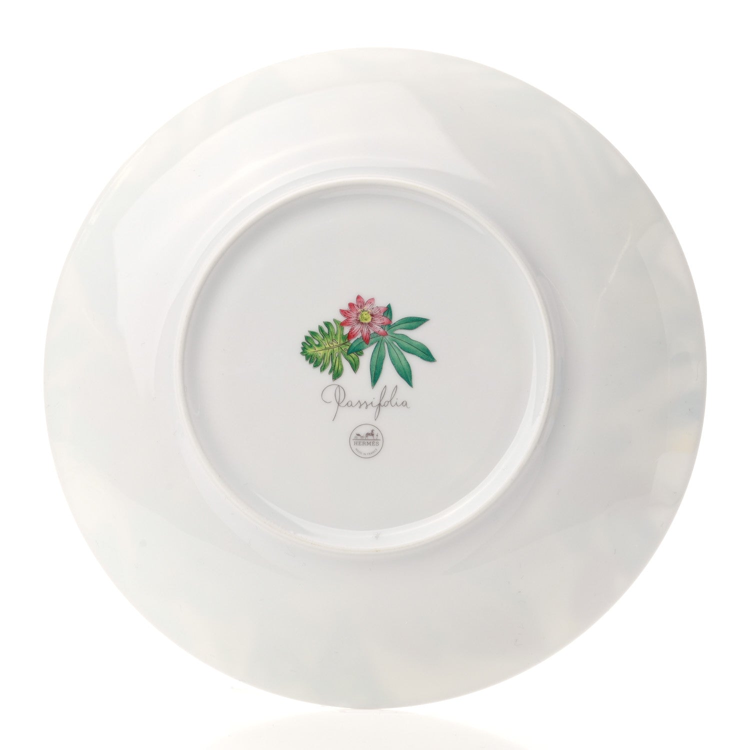 Hermes Porcelain Passifolia Dessert Plate N°1 Set of 2 3 of 8