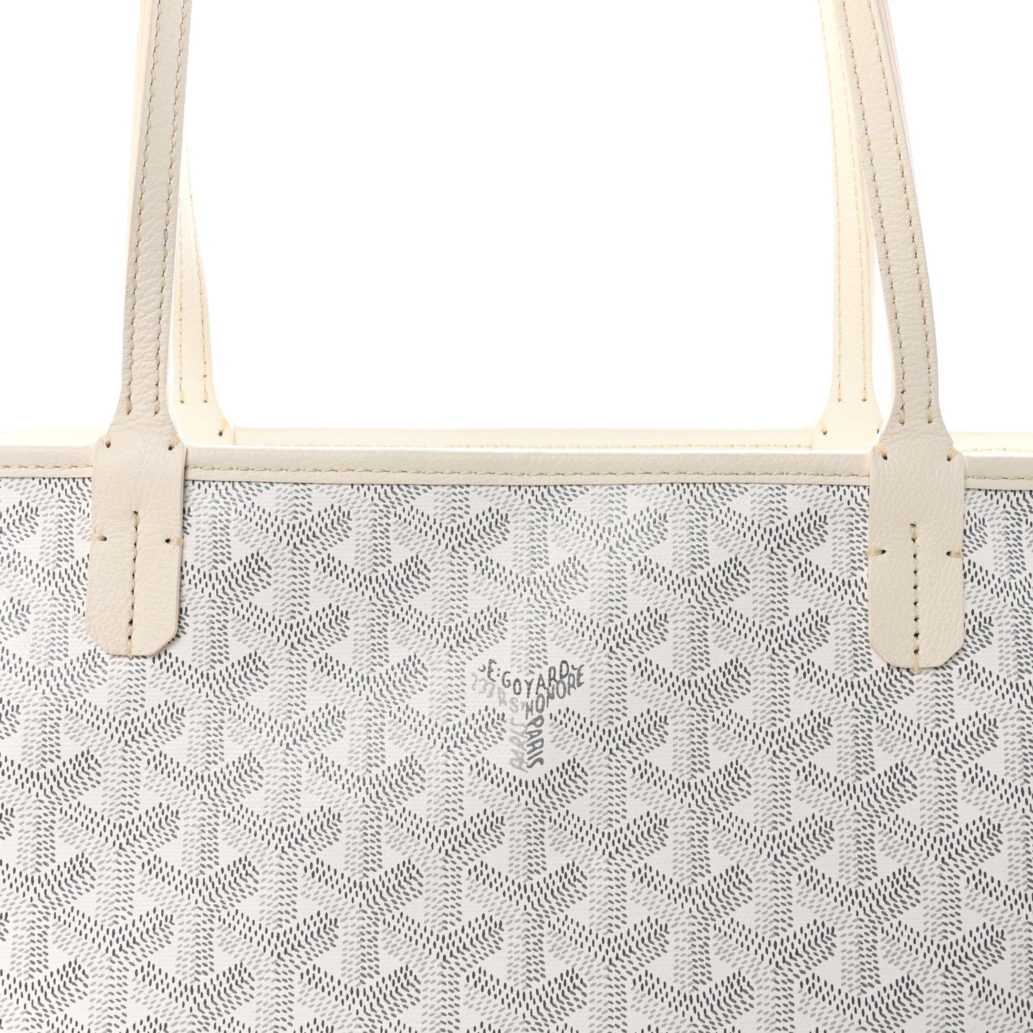 Goyard Goyardine Artois MM White 8 of 10