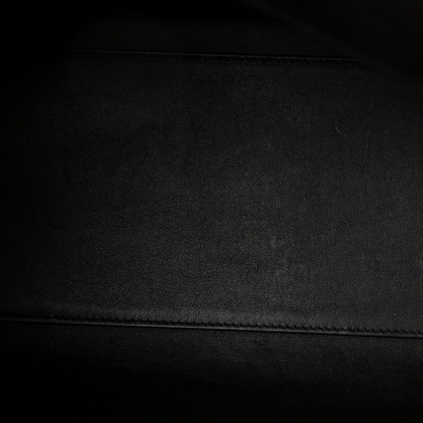 Grained Calfskin Large Diorever Flap Black