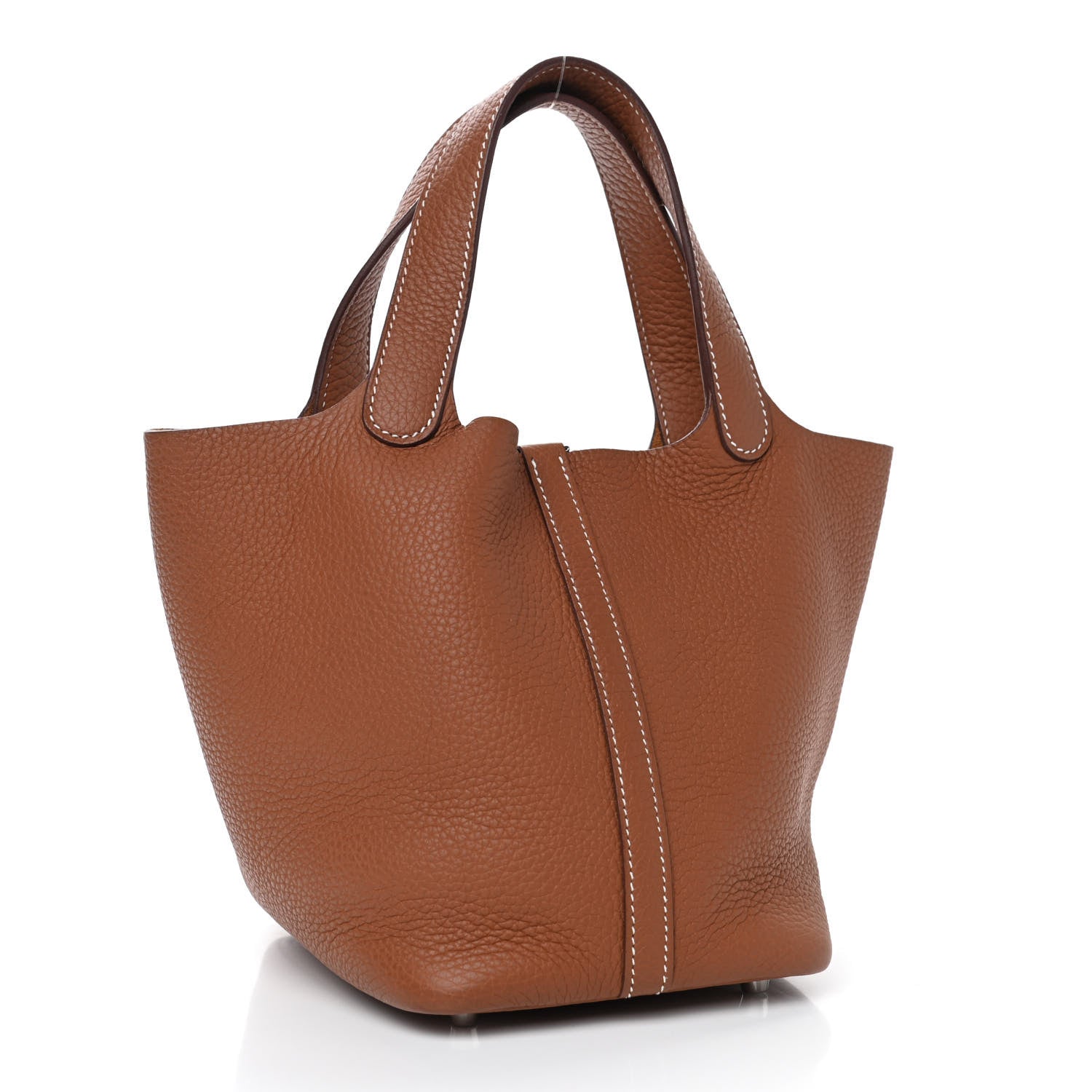 Hermes Taurillon Clemence Picotin Lock 18 PM Gold 2 of 4