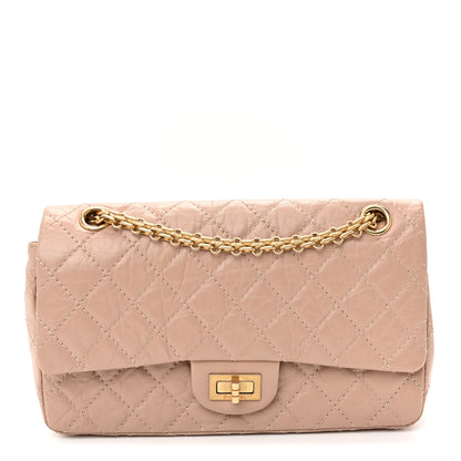 Chanel Aged Calfskin Quilted 2.55 Reissue 225 Flap Light Beige 1 of 10