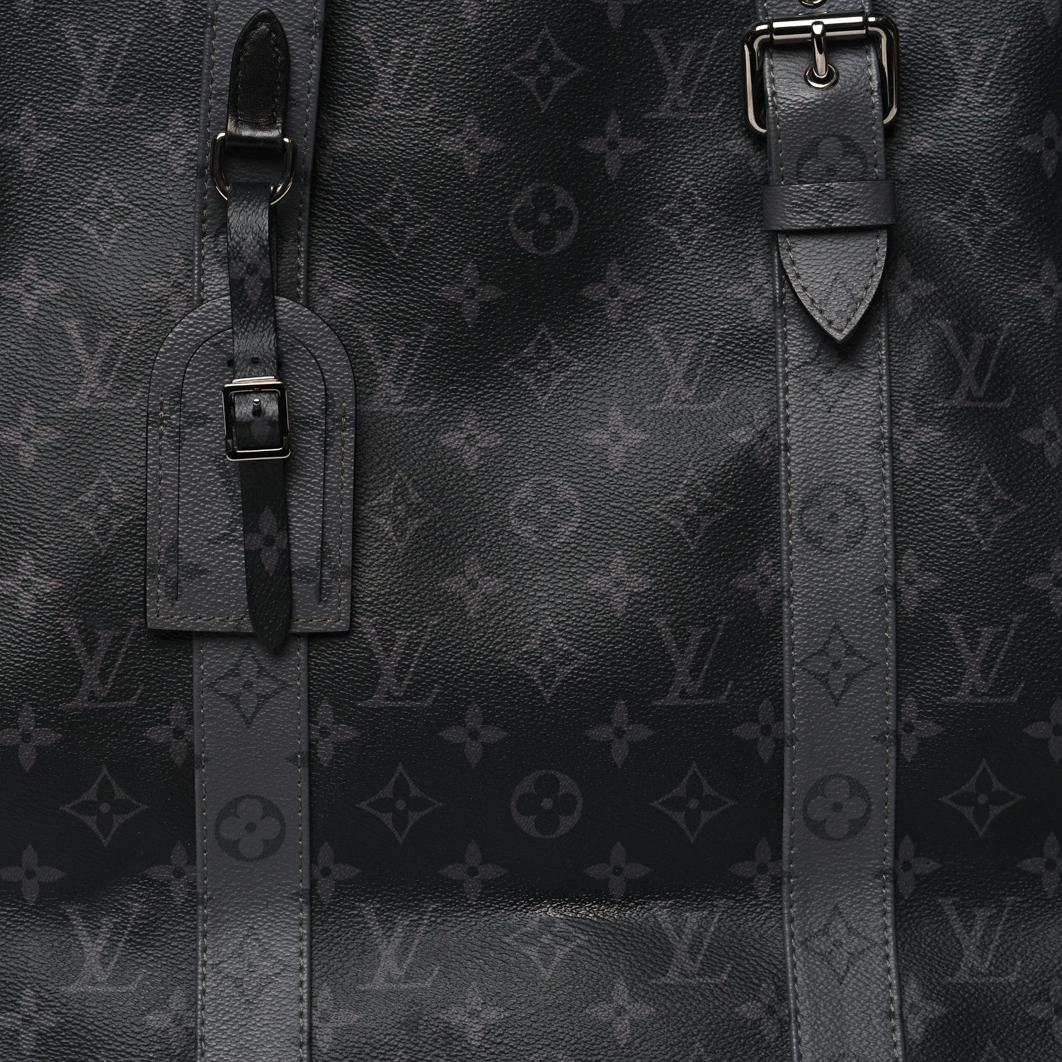 Louis Vuitton Monogram Eclipse Cabas Zippe GM Black 8 of 14