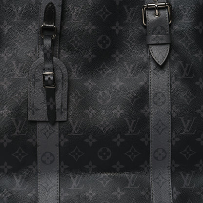 Louis Vuitton Monogram Eclipse Cabas Zippe GM Black 8 of 14