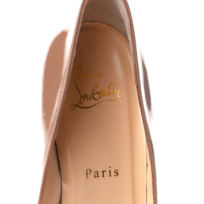 Christian Louboutin Patent Pigalle 85 Pumps 38.5 Nude 7 of 8