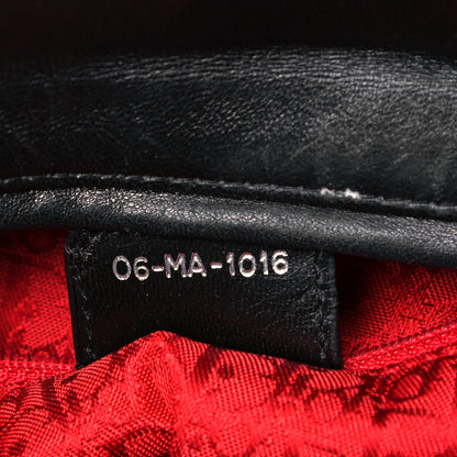Christian Dior Lambskin Cannage Medium Lady Dior Black 7 of 9