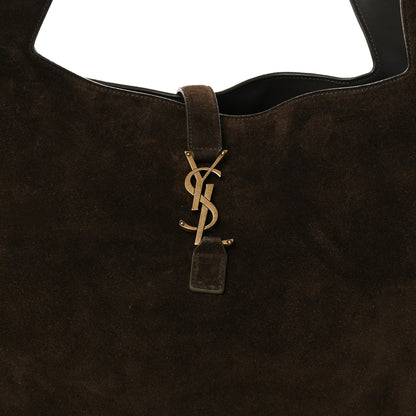 Saint Laurent Suede Bea Tote Bark Brown 8 of 11
