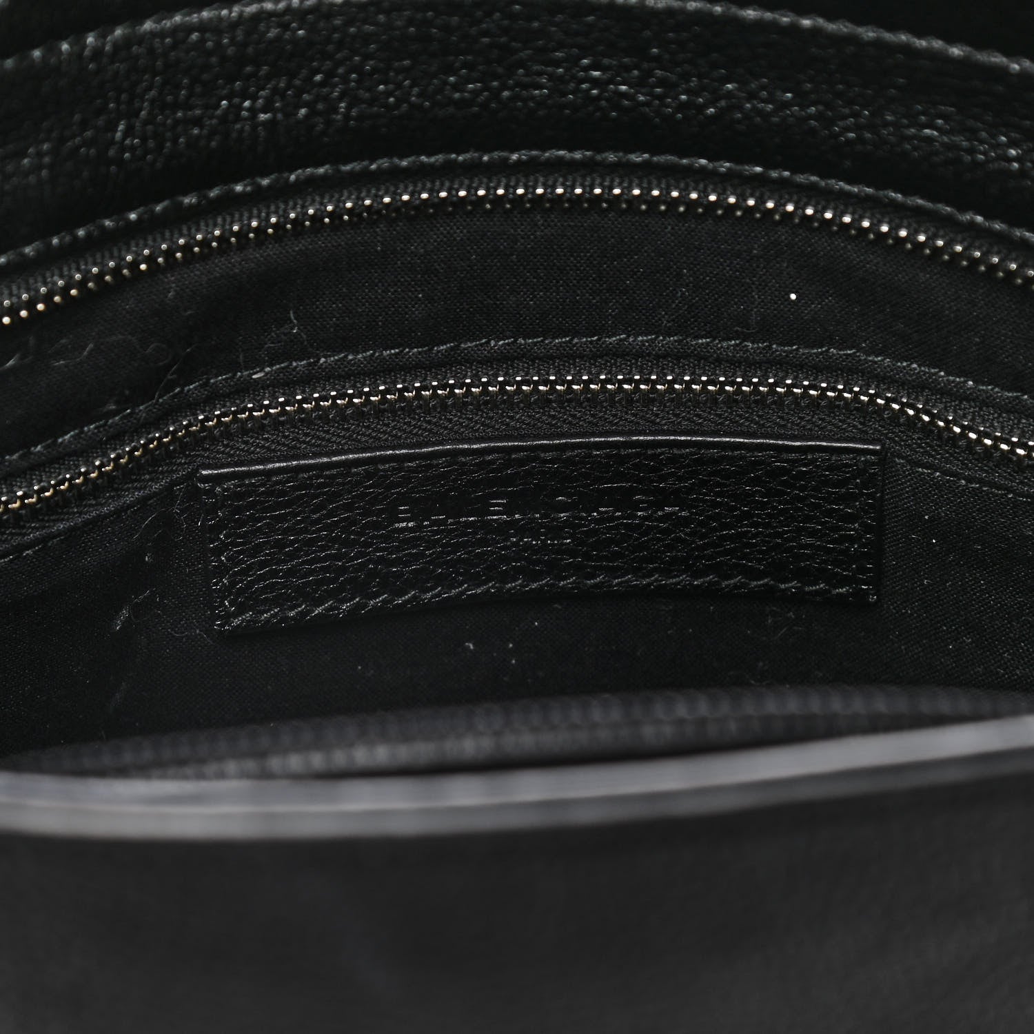 Balenciaga Calfskin Logo Small Shopping Black 6 of 14