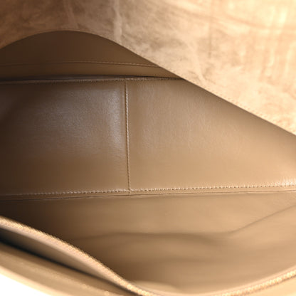 Chanel Suede Calfskin Souplissimo Maxi Flap Dark Beige 5 of 10