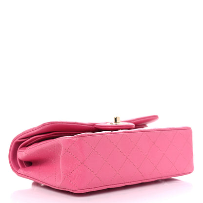 Chanel Caviar Quilted Small Double Flap Pink 4 of 11