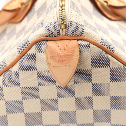 Louis Vuitton Damier Azur Speedy 35 9 of 9