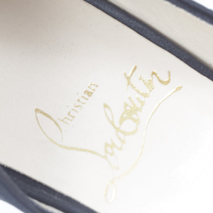 Christian Louboutin Satin Strass Helmoon d'Orsay Pumps 40 Black 6 of 6