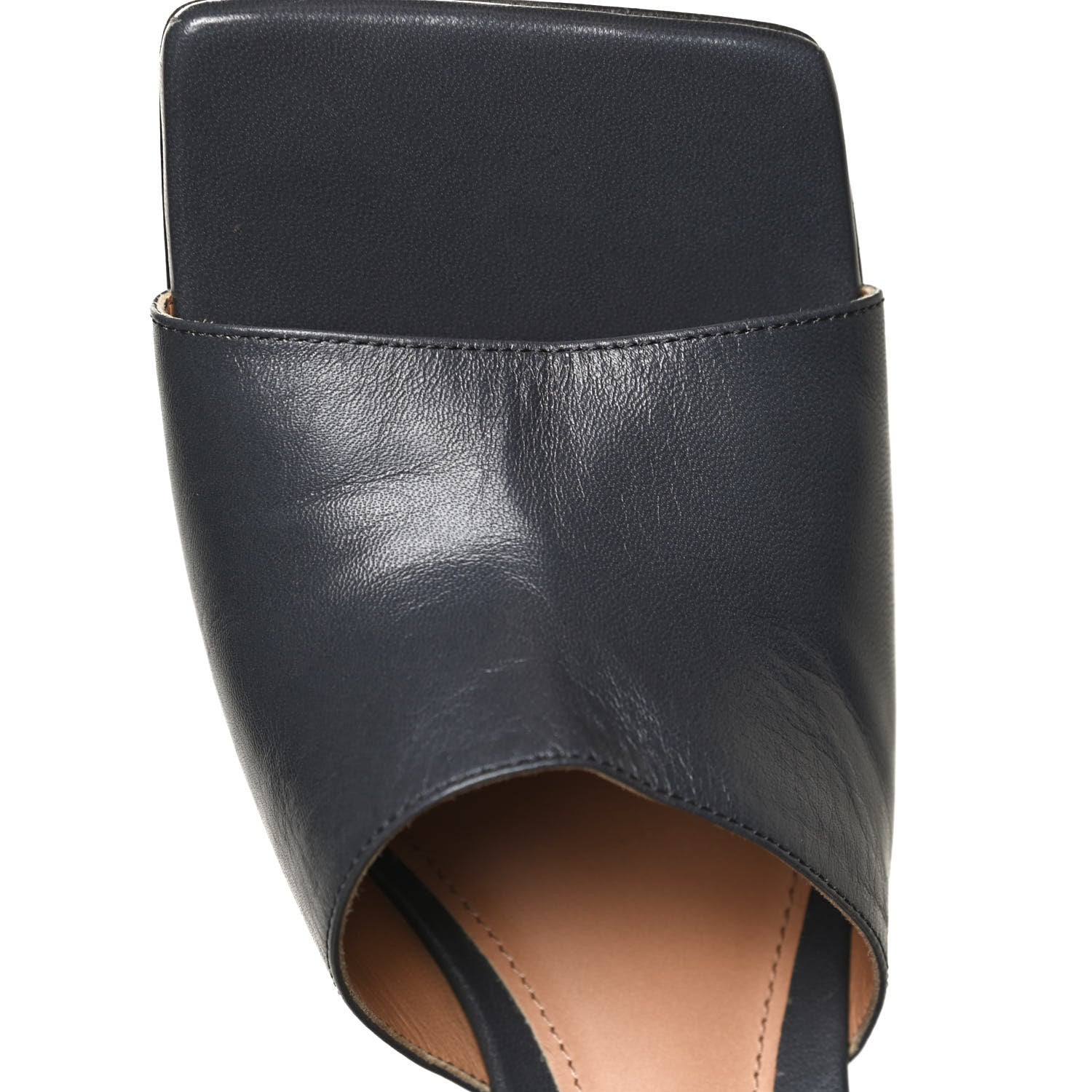 Bottega Veneta Lambskin Stretch Mule Sandals 38.5 Light Graphite 12 of 13