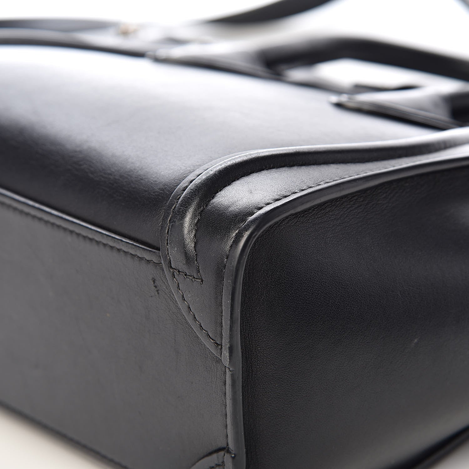 Celine Smooth Calfskin Nano Luggage Black 21 of 23