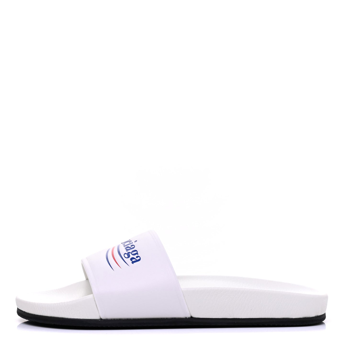 Nappa Political Campaign Logo Womens Pool Slide Sandals 39 White
