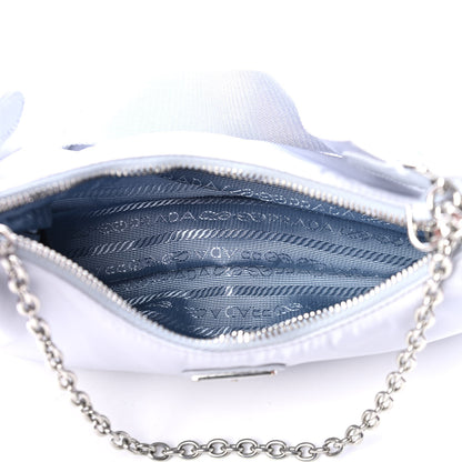 Prada Re-Nylon Saffiano Re-Edition 2005 Shoulder Bag Fiordaliso 4 of 4