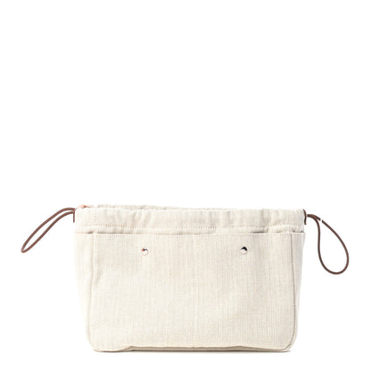 Hermes Canvas Barenia Fourbi 25 MM Pouch Naturel Fauve 1 of 11