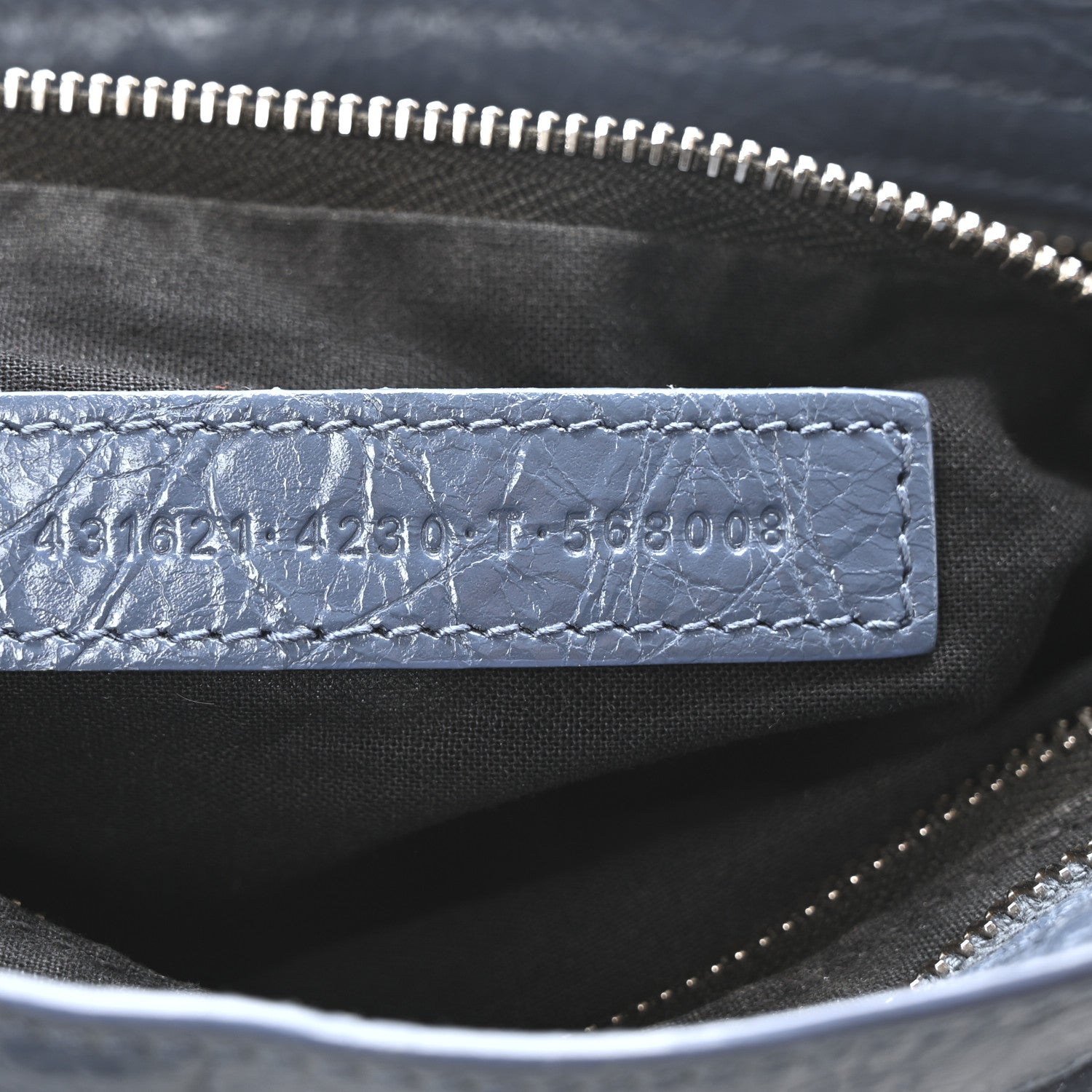 Balenciaga Agneau Classic Silver Hardware S City Bleu Persan 9 of 12