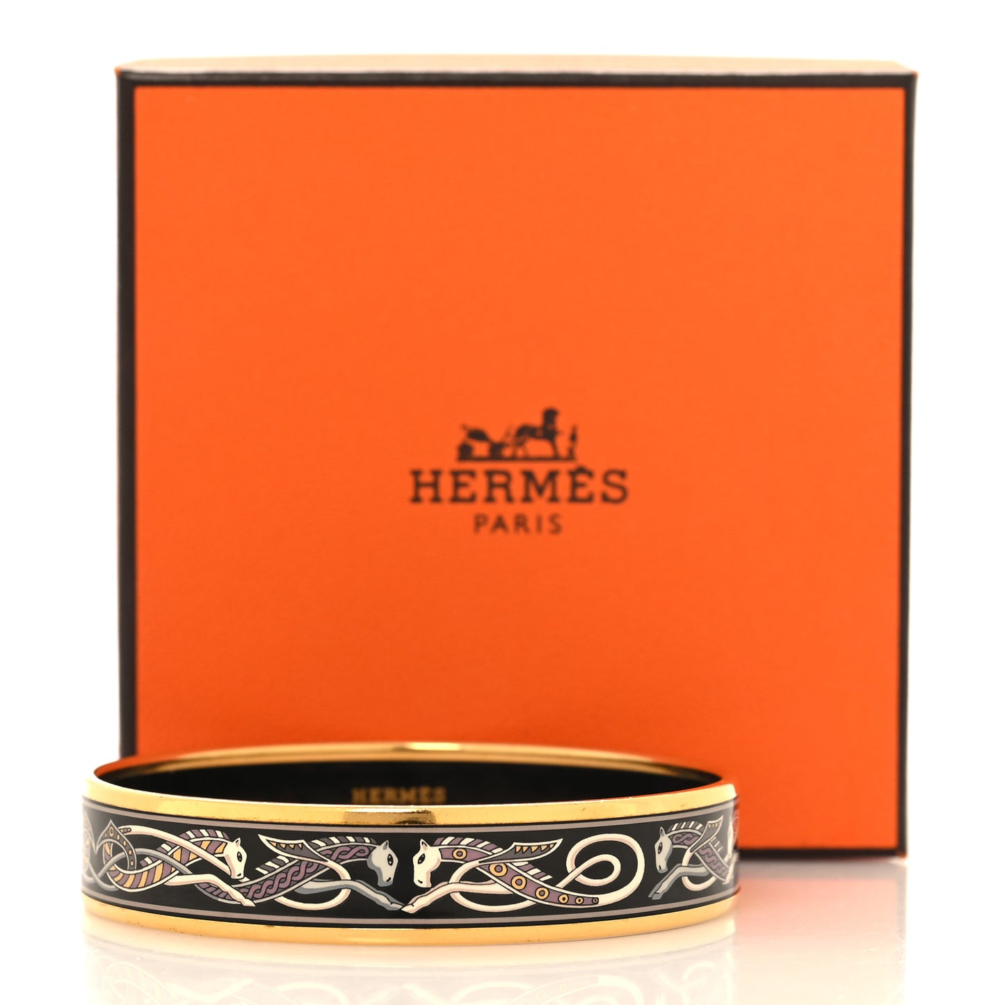 Enamel Printed Narrow Bracelet 70
