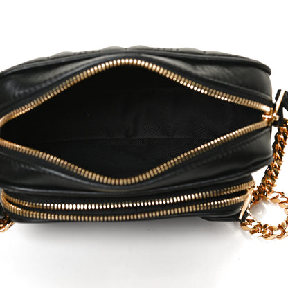 Burberry Lambskin Quilted Mini Camera Bag Black 5 of 11