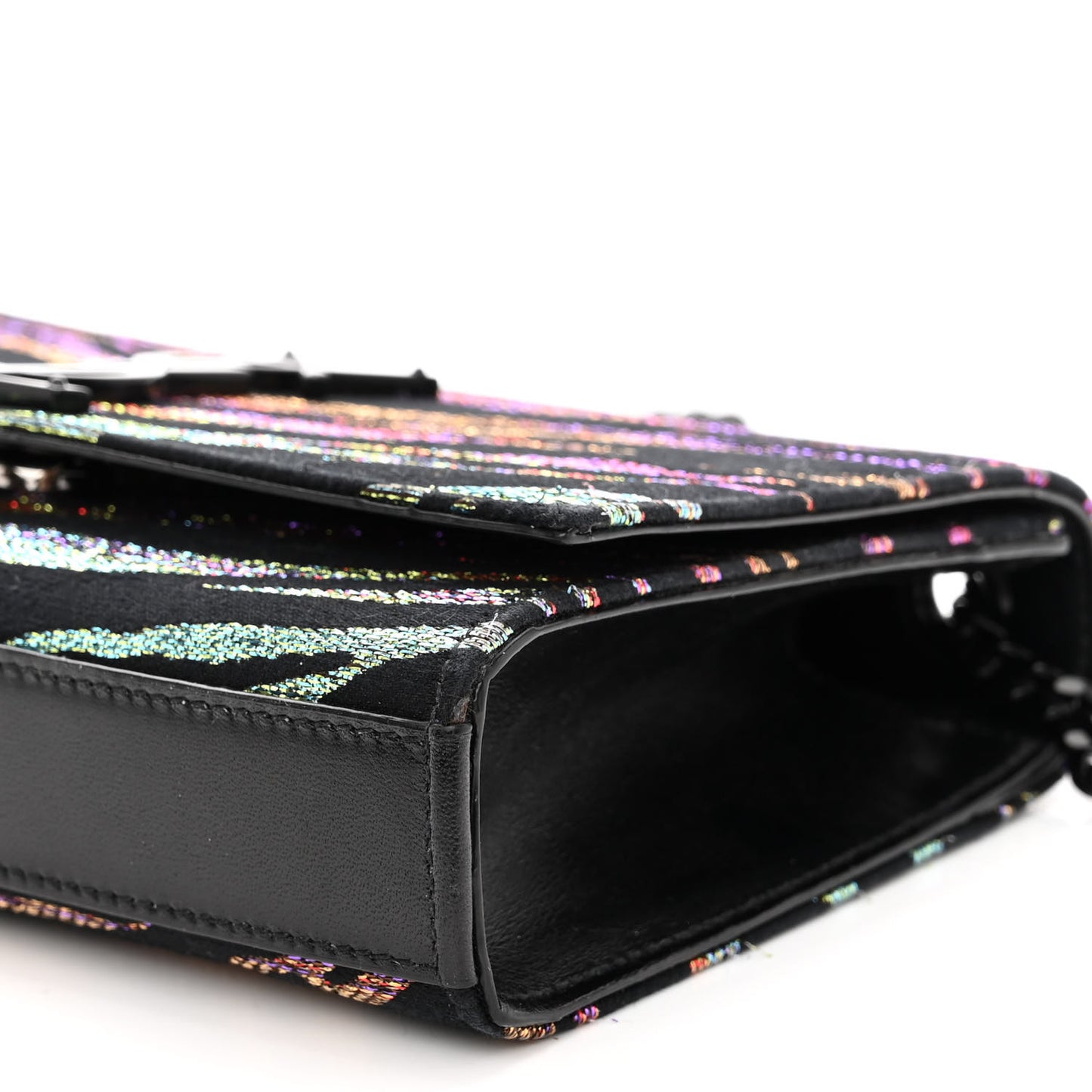 Small Monogram Kate Satchel Black Multicolor