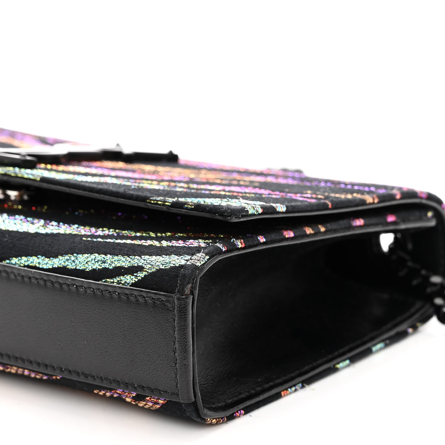 Saint Laurent Small Monogram Kate Satchel Black Multicolor 9 of 10