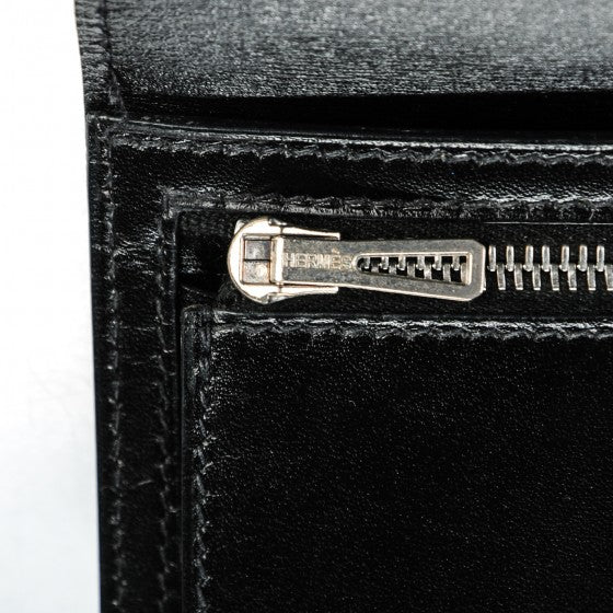 Hermes Box Bearn Gusset Wallet Black 7 of 7