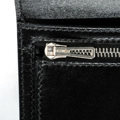 Hermes Box Bearn Gusset Wallet Black 7 of 7
