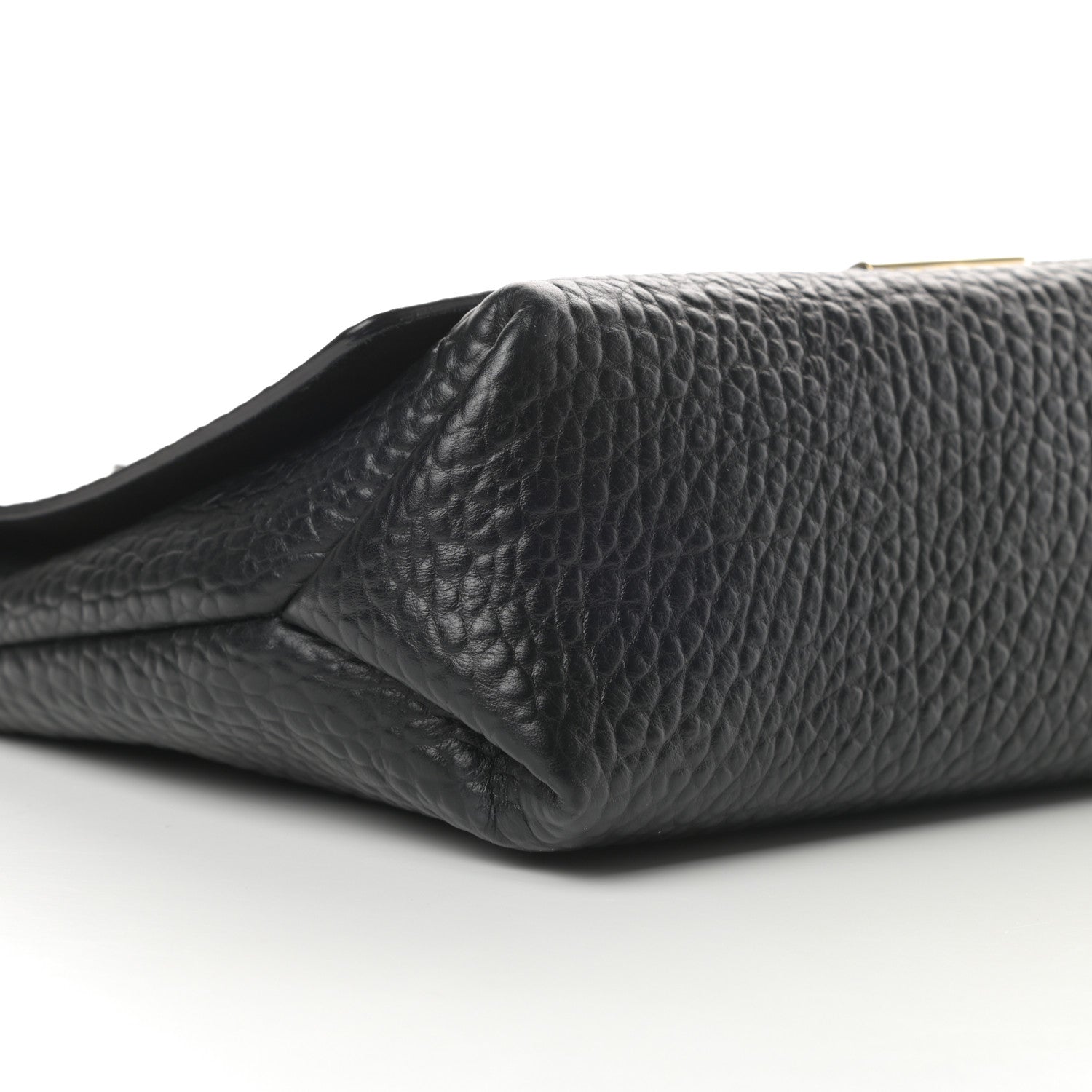 Burberry Signature Grain Large Mildenhall Shoulder Bag Black 10 of 12