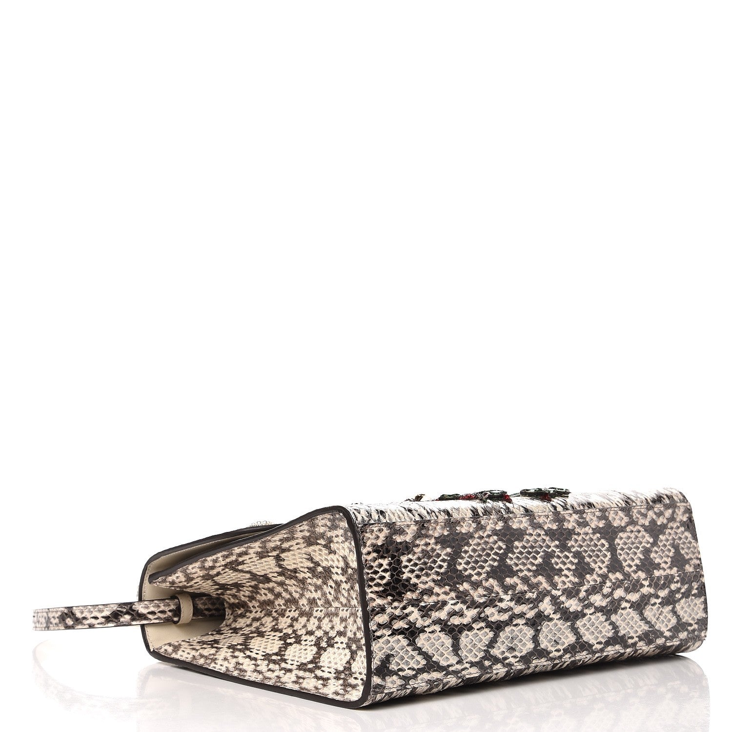 Gucci Snakeskin Embroidered Medium Osiride Top Handle Bag 7 of 11