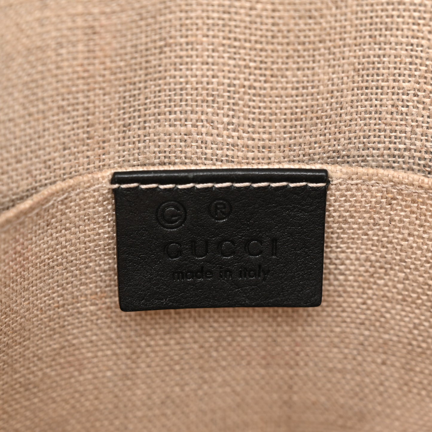 Microguccissima Mini Dome Bag Black