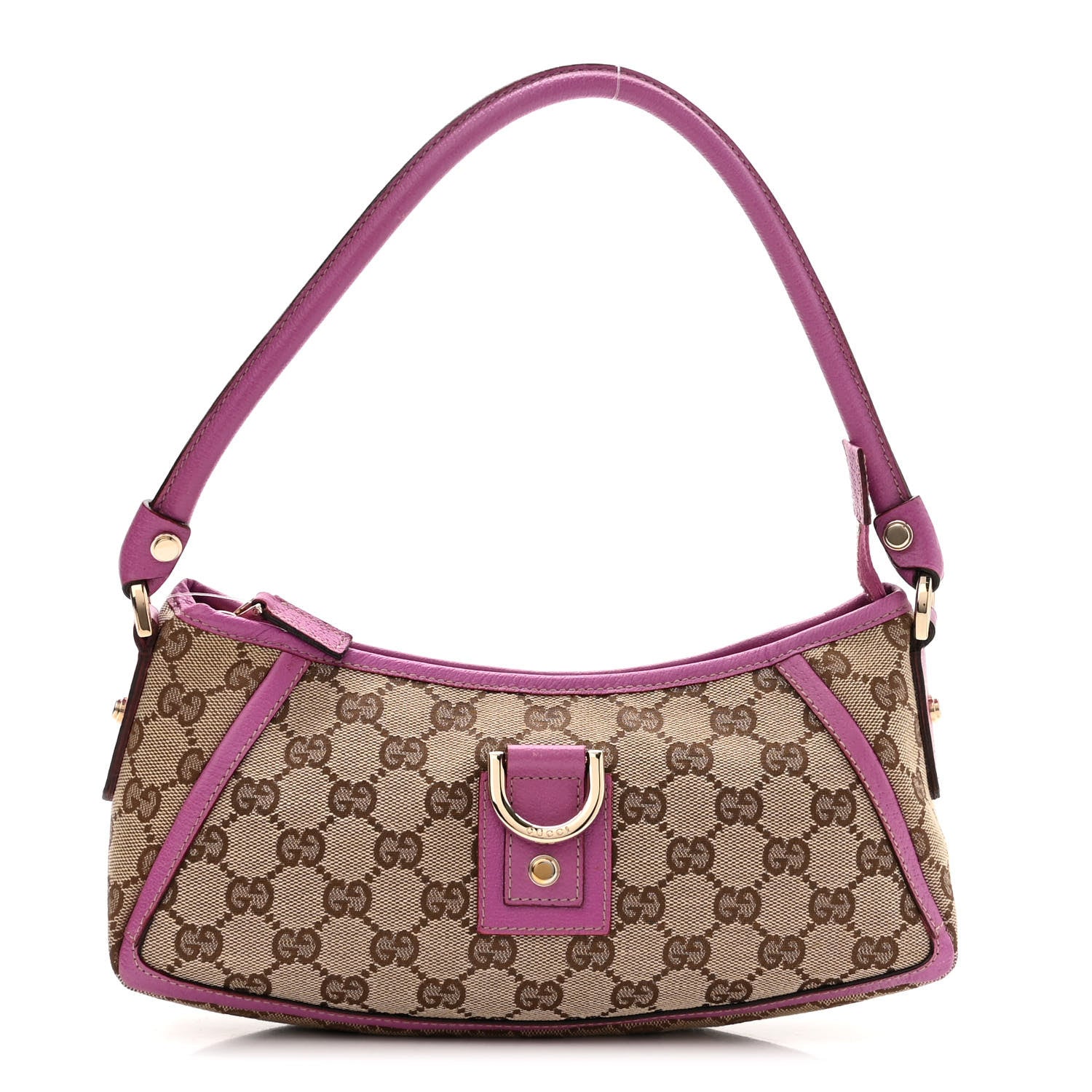 Gucci Monogram D Ring Abbey Pochette Pink 1 of 10