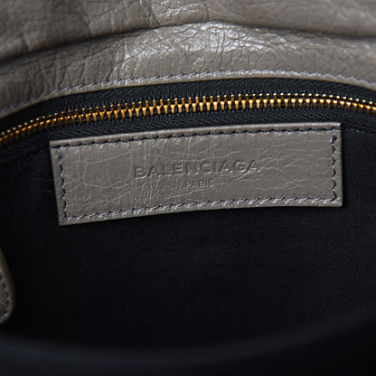 Balenciaga Agneau Giant 12 Gold Hardware Envelope Strap Clutch Beige Liege 6 of 10