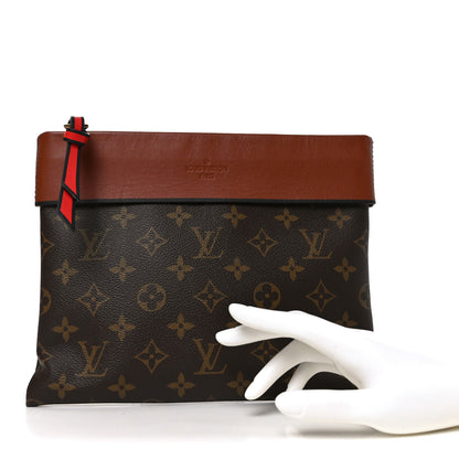 Louis Vuitton Monogram Tuileries Pochette Caramel 2 of 6