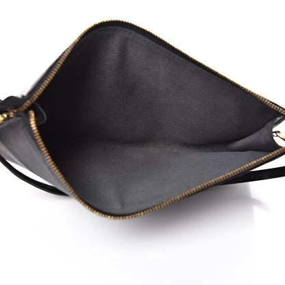 Louis Vuitton Epi Pochette Accessories 24 Black 5 of 13