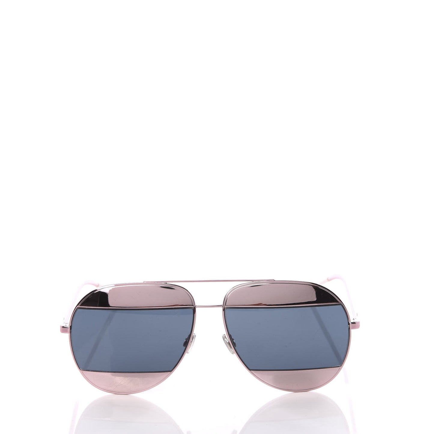 Split 1 Aviator Sunglasses Pink Blue