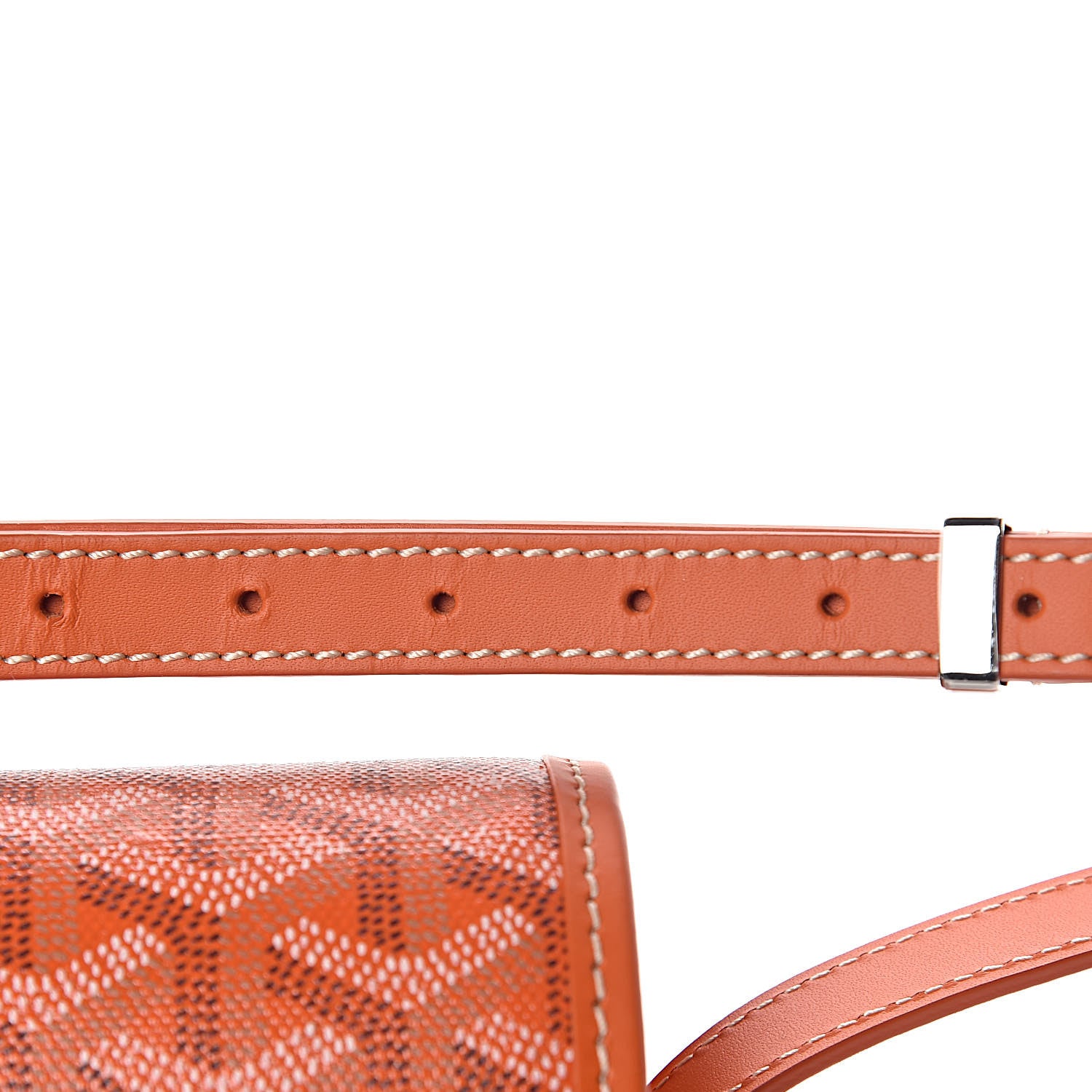 Goyard Goyardine Belvedere II PM Messenger Bag Orange 7 of 11