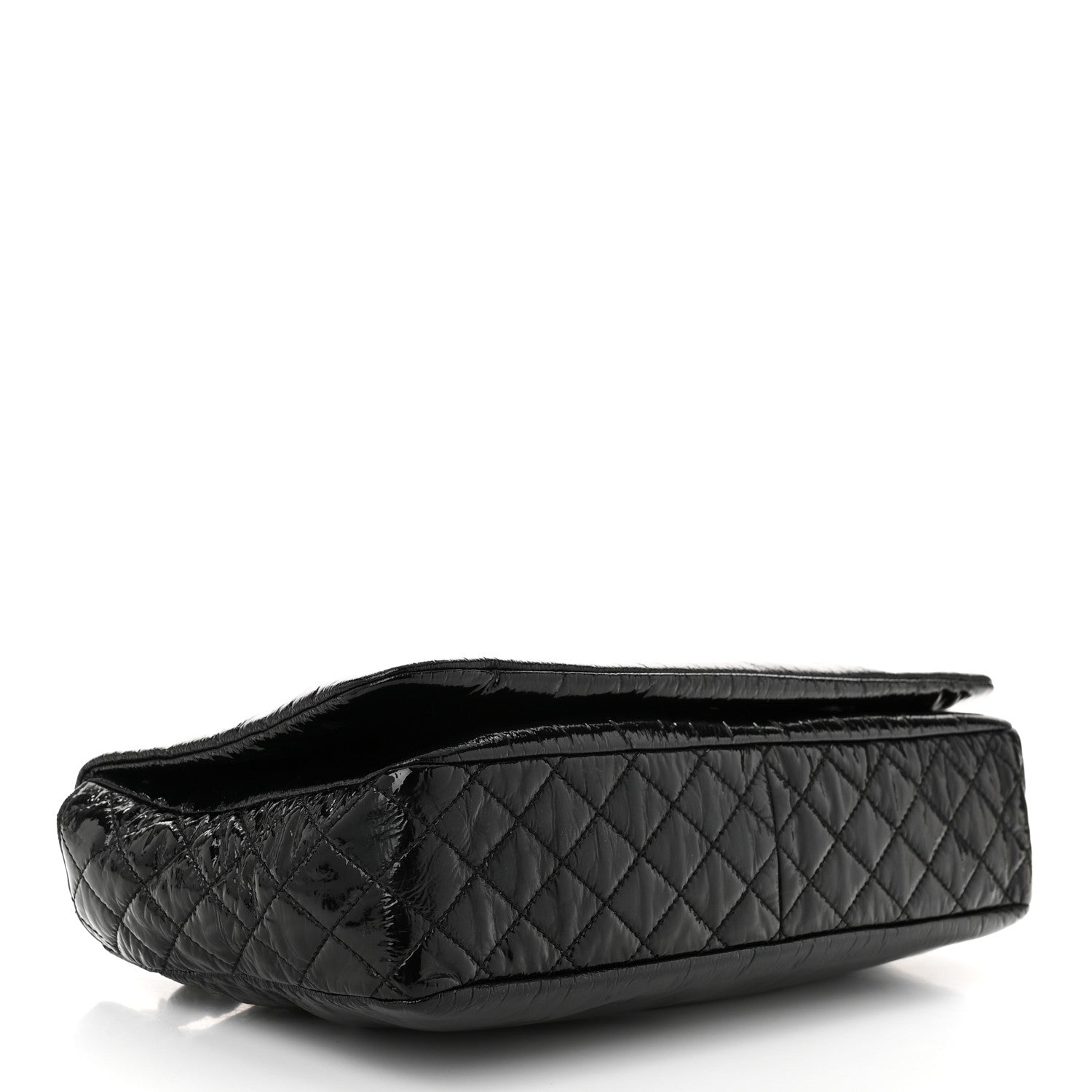 Chanel Vinyl XL Rock and Chain Flap Black 4 of 10