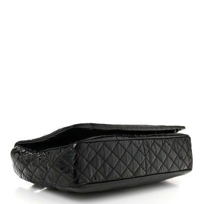 Chanel Vinyl XL Rock and Chain Flap Black 4 of 10