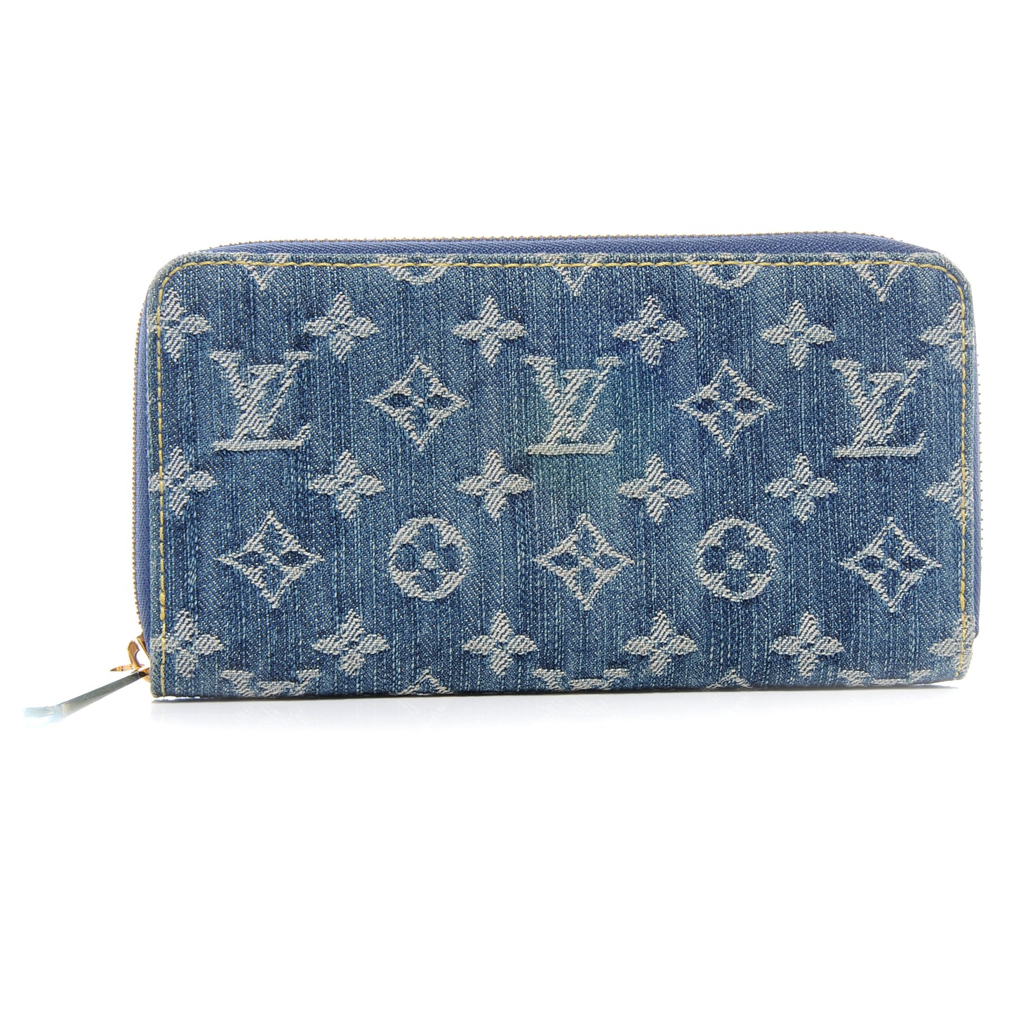 Denim Zippy Wallet Blue