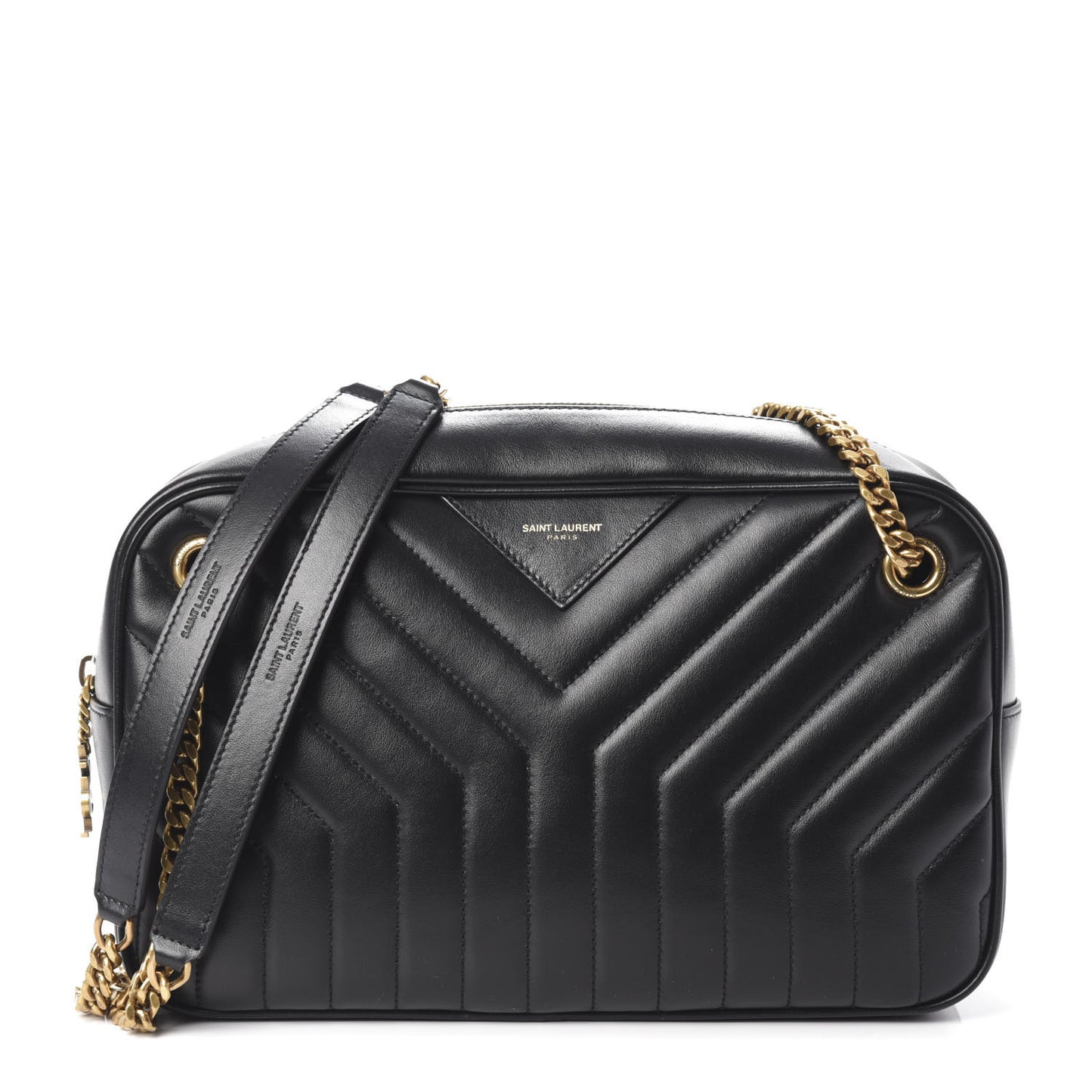Calfskin Matelasse Joan Camera Bag Black