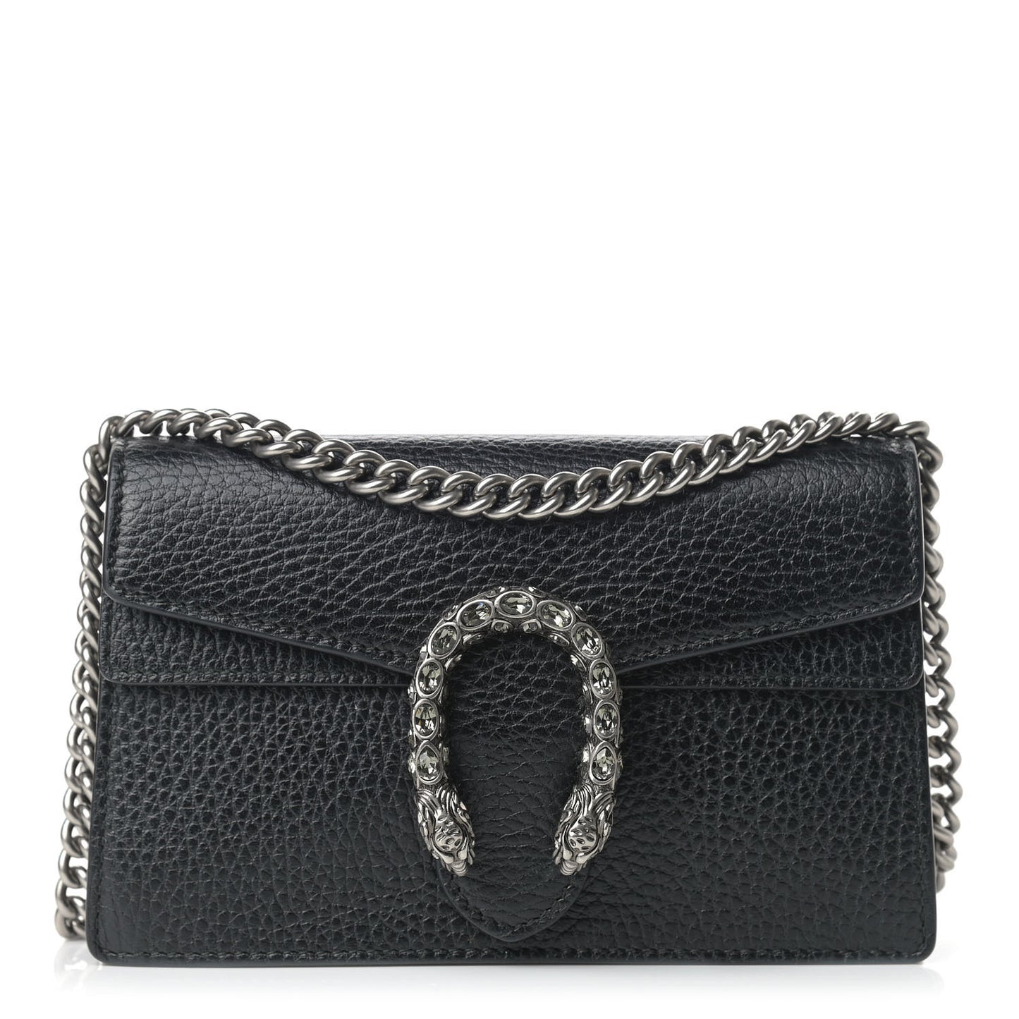Calfskin Super Mini Dionysus Shoulder Bag Black